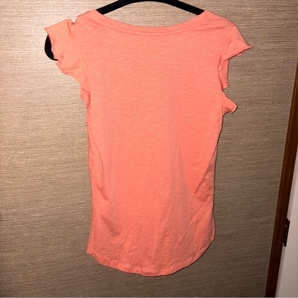 Toad&Co Rufflita II T-Shirt - Women's XS in papaya organic cotton - Picture 7 of 7